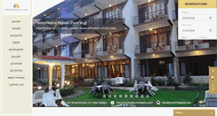 Desktop Screenshot of hotelnatrajmanali.co.in